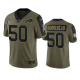 Buffalo Bills Gregory Rousseau Olive 2021 Salute To Service Limited Men's NFL Jersey