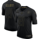 Nike Cowboys 21 Ezekiel Elliott Black 2020 Salute To Service Limited Jersey