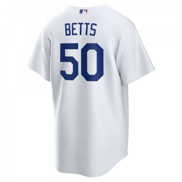 Men's Los Angeles Dodgers Mookie Betts Nike White Home Replica Player Name Jersey