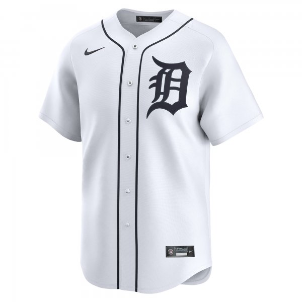 Men's Detroit Tigers Nike White Home Limited Jersey