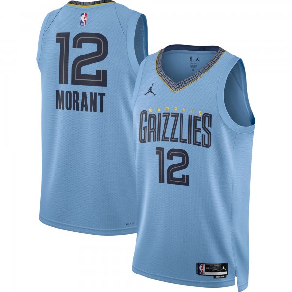 Unisex Memphis Grizzlies Ja Morant Jordan Brand Light Blue Swingman Jersey - Statement Edition