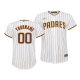 2020 Padres Custom #00 Replica Home Youth White Jersey