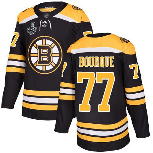 Boston Bruins #77 Ray Bourque Black Home Stanley Cup Final Bound Stitched Adidas NHL Jersey