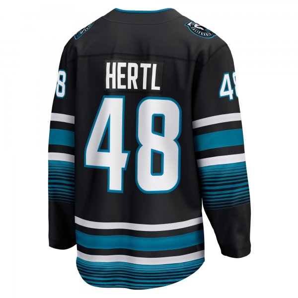 Men's San Jose Sharks Tomas Hertl Fanatics Black Alternate Premier Breakaway Player Jersey