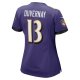 Women's Baltimore Ravens Devin Duvernay Nike Purple Game Jersey