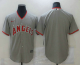 Men's Los Angeles Angels Blank Grey Stitched MLB Cool Base Nike Jersey