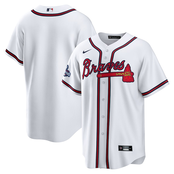 Atlanta Braves Nike 2021 World Series Champions Replica White Jersey