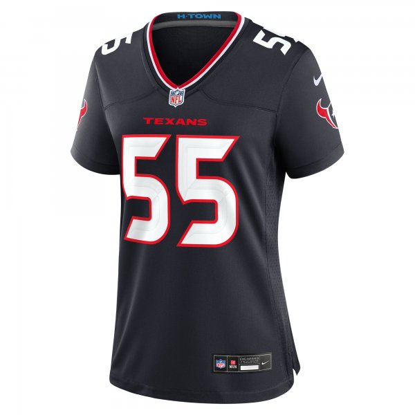 Women's Houston Texans Danielle Hunter Nike  Navy Team Game Jersey