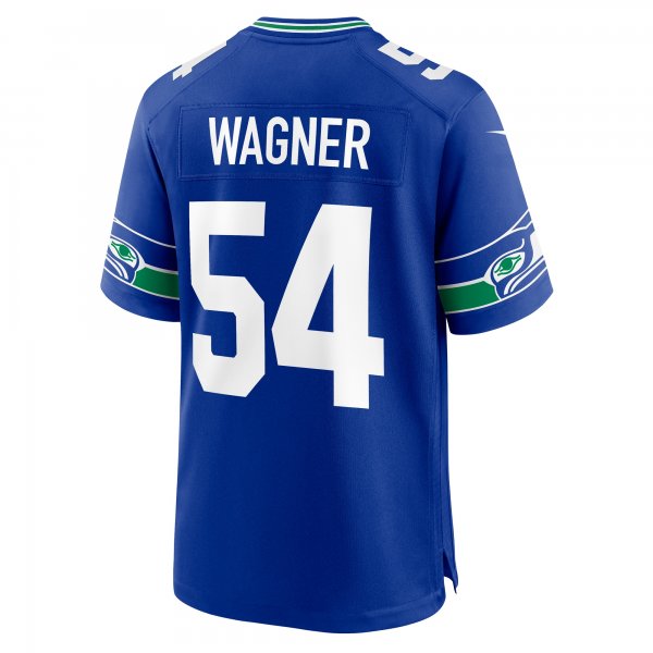 Men's Seattle Seahawks Bobby Wagner Nike Royal Throwback Player Game Jersey