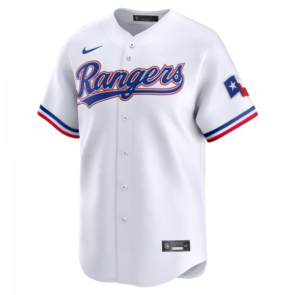 Men's Texas Rangers Josh Jung Nike White Home Limited Player Jersey