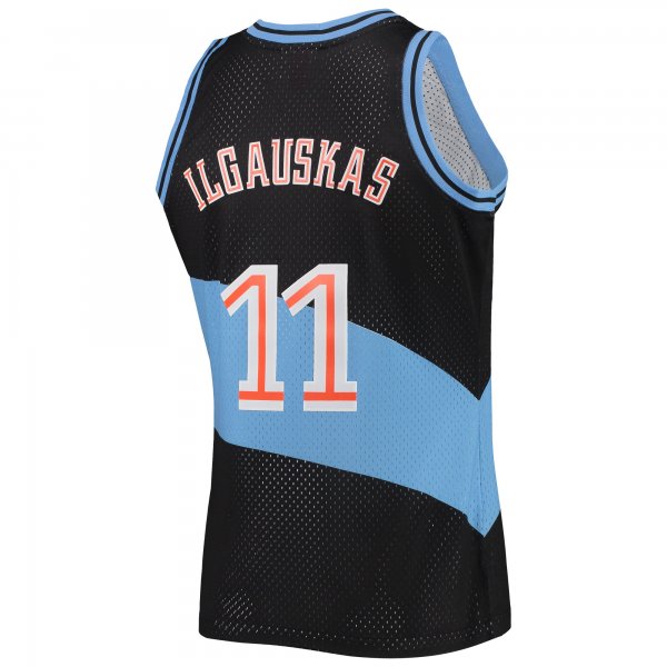 Men's Cleveland Cavaliers Zydrunas Ilgauskas Mitchell & Ness Black Hardwood Classics Swingman Jersey