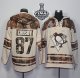 Pittsburgh Penguins #87 Sidney Crosby Cream/Camo 2016 Stanley Cup Final Patch Stitched NHL Jersey