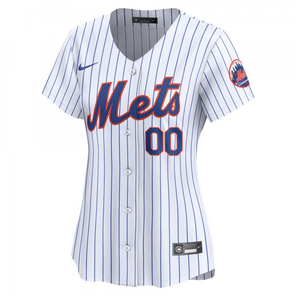 Women's New York Mets Nike White Home Limited Custom Jersey