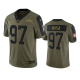 Los Angeles Chargers Joey Bosa Olive 2021 Salute To Service Limited Men's NFL Jersey