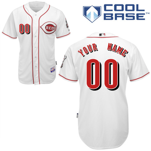 Cincinnati Reds Personalized White MLB Jersey (S-3XL)