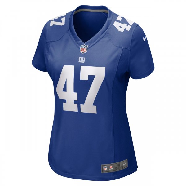 Women's New York Giants Cam Brown Nike Royal Game Jersey