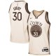 Youth Golden State Warriors #30 Stephen Curry Nike Tan 2025/26 City Edition Swingman Jersey