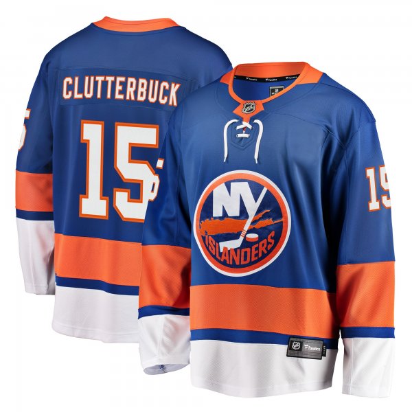 Men's New York Islanders Cal Clutterbuck Fanatics Royal Breakaway Player Jersey