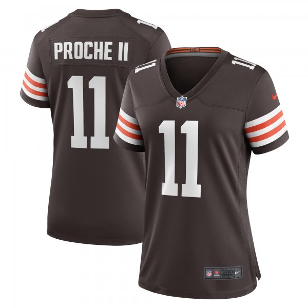 Women's Cleveland Browns James Proche II Nike Brown Game Jersey