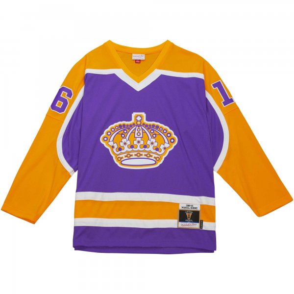 Men's Los Angeles Kings Marcel Dionne Mitchell & Ness Purple  1980/81 Blue Line Player Jersey