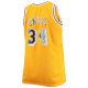 Men's Los Angeles Lakers Shaquille O'Neal Mitchell & Ness Gold Big & Tall 1996-97 NBA 75th Anniversary Diamond Swingman Jersey