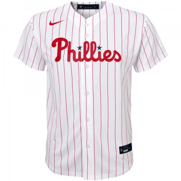 Youth Philadelphia Phillies Nike White Home Replica Team Jersey