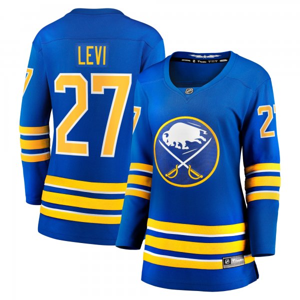 Women's Buffalo Sabres Devon Levi Fanatics Royal Home Breakaway Player Jersey