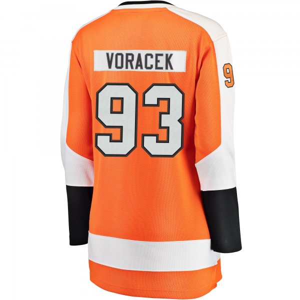 Women's Philadelphia Flyers Jakub Voracek Fanatics Orange Breakaway Player Jersey