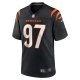 Men's Cincinnati Bengals Jay Tufele Nike Black Game Player Jersey