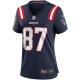 Women's New England Patriots Ben Coates Nike Navy Game Retired Player Jersey