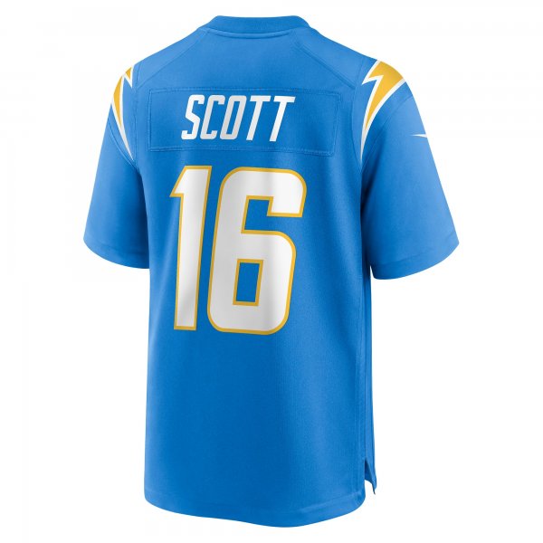 Men's Los Angeles Chargers JK Scott Nike Powder Blue Game Jersey