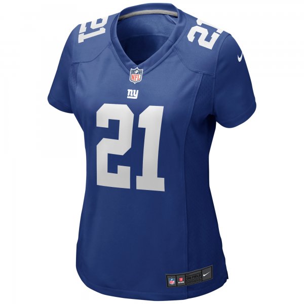 Women's New York Giants Tiki Barber Nike Royal Game Retired Player Jersey