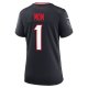 Women's Houston Texans  Nike Navy #1 Mom Game Jersey