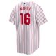 Men's Philadelphia Phillies Brandon Marsh Nike White Replica Player Jersey