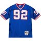 Men's New York Giants 1993 Michael Strahan Mitchell & Ness Royal Throwback Retired Player Jersey