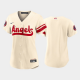 Women's Los Angeles Angels Cream 2022 City Connect Cool Base Blank MLB Jersey