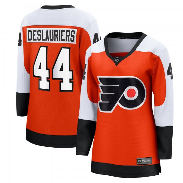 Women's Philadelphia Flyers Nicolas Deslauriers Fanatics Orange Home Breakaway Player Jersey