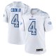 Men's #4 James Cook III Buffalo Bills Nike 2025 Rivalries Collection Game White Jersey