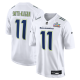 Men's Seattle Seahawks Jaxon Smith-Njigba Nike White Super Bowl LX Patch Tundra Fashion Game Jersey