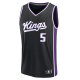 Youth Sacramento Kings De'Aaron Fox Fanatics Black Fast Break Replica Player Jersey - Icon Edition