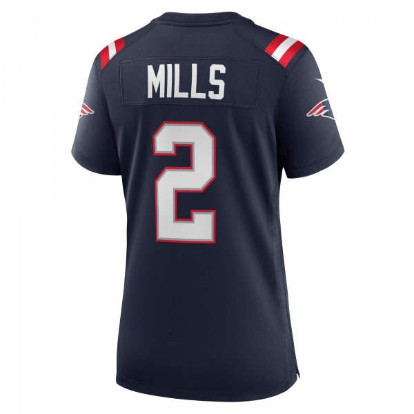 Women's New England Patriots Jalen Mills Nike Navy Game Player Jersey