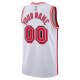 Unisex Miami Heat Nike White 2022/23 Custom Swingman Jersey - Classic Edition