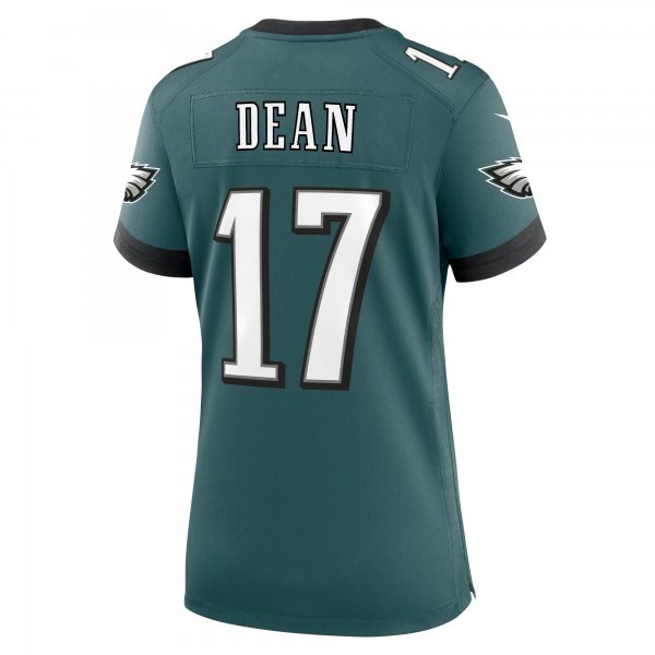 Women's Philadelphia Eagles Nakobe Dean Nike Midnight Green Team Game Jersey